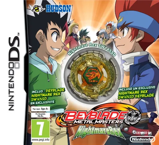 Beyblade - Metal Masters - Nightmare Rex (Europe) (En,Fr,De,Es,It)